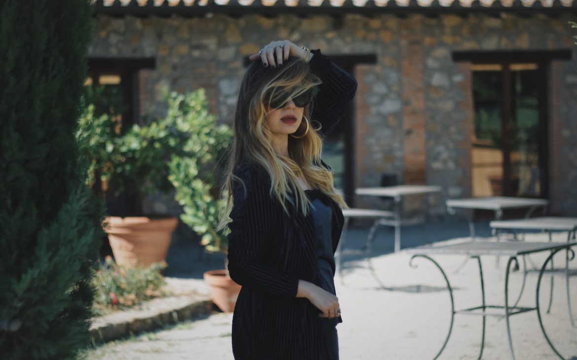 come indossare il blu in autunno inverno