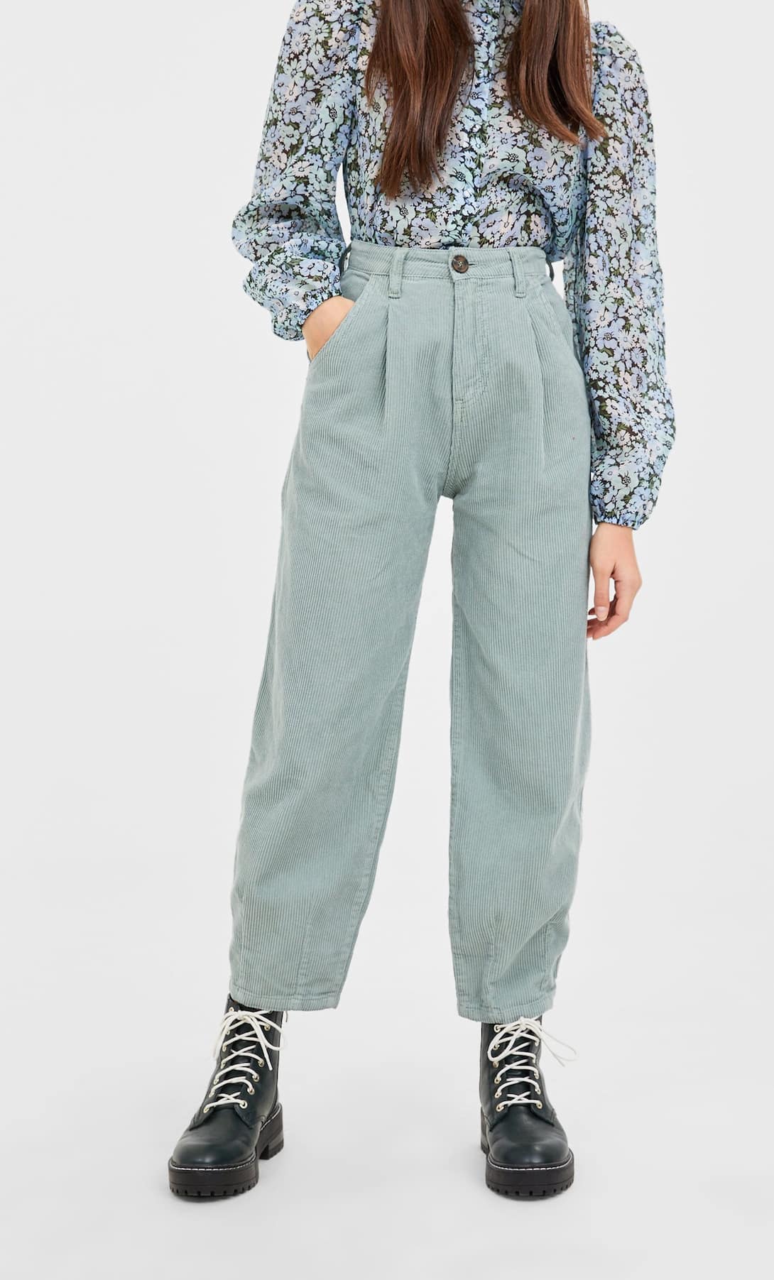 pantaloni slouchy