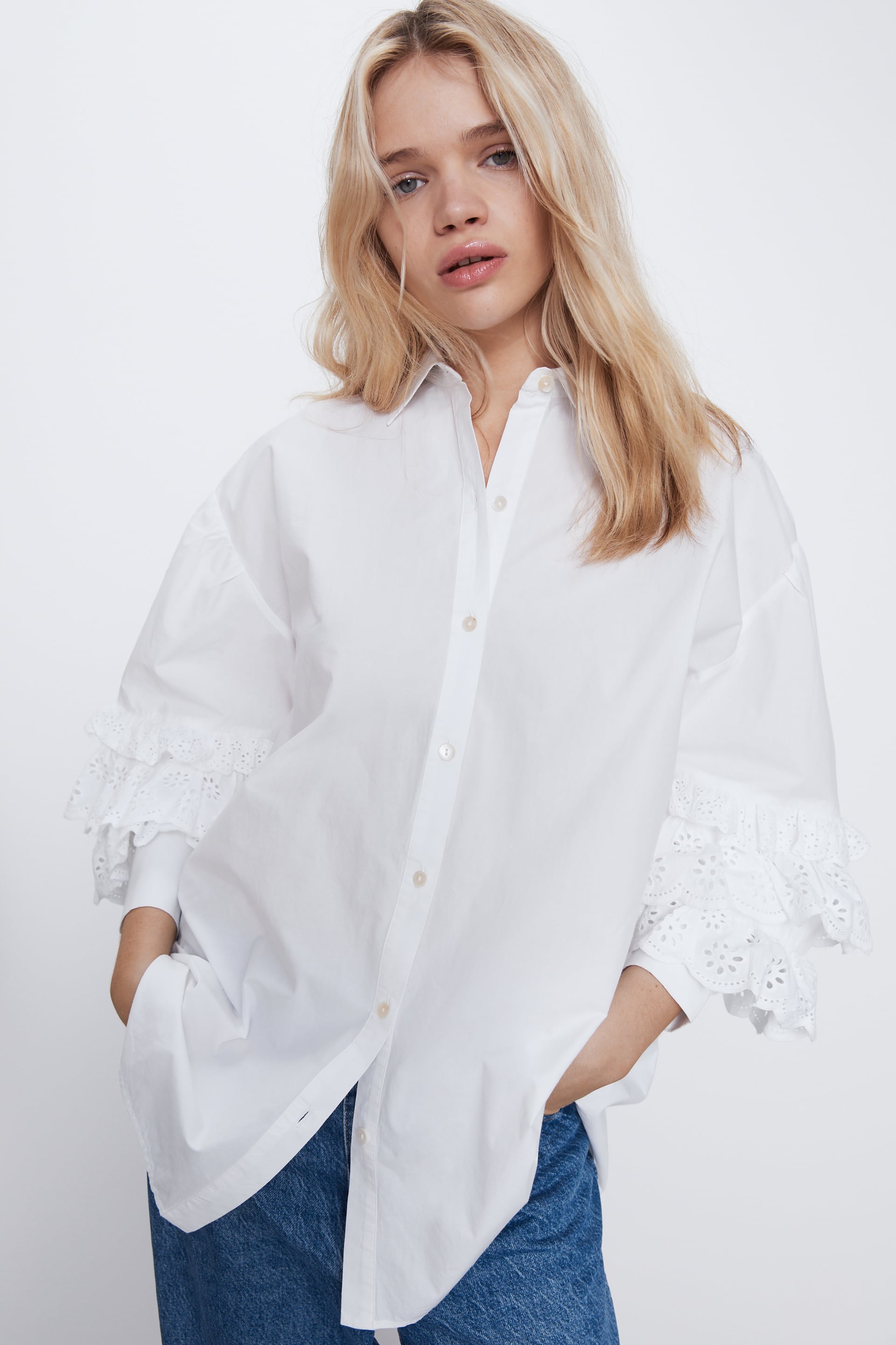 Camicia oversize top come indossarla