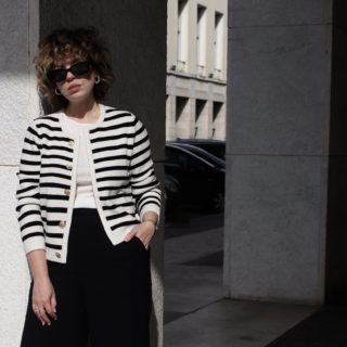 look elegante con il cardigan