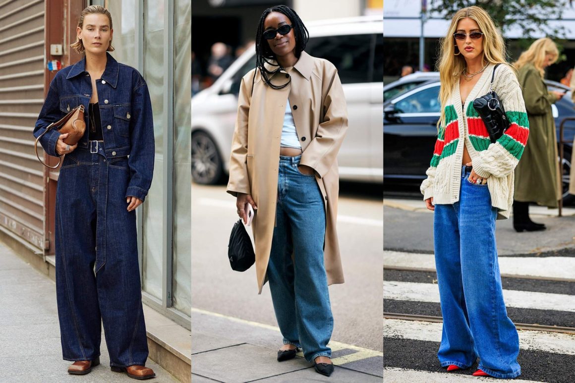 Cosa NON abbinare ai jeans a gamba larga